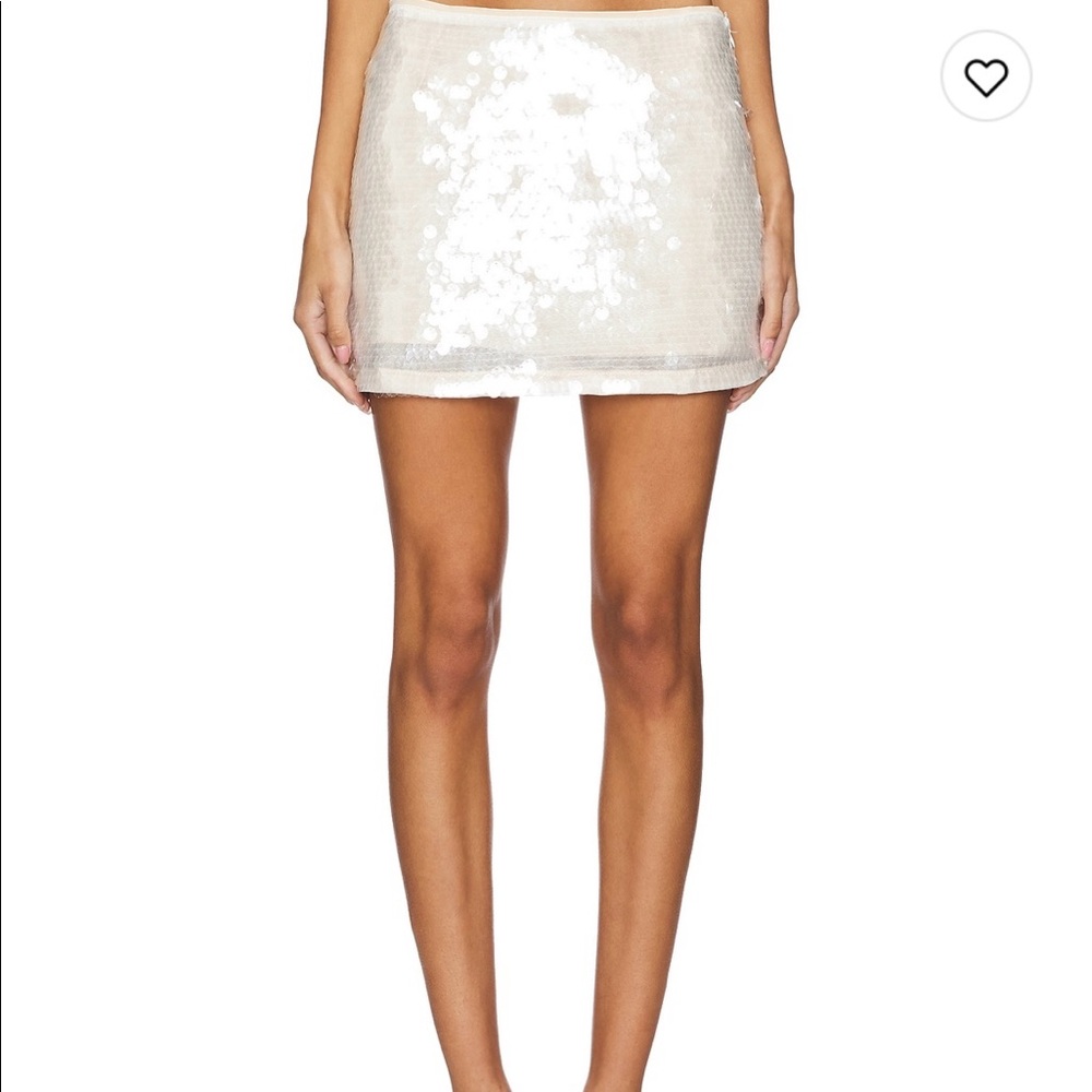 Superdown sequin mini skirt